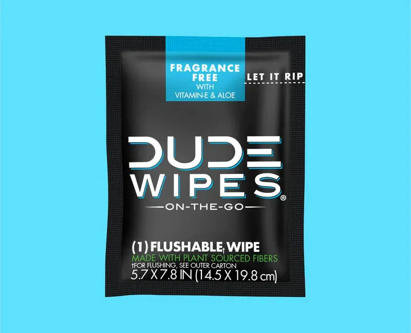 Dude Wipes - 30-Count Body Mint Chill Cleansing Wipes