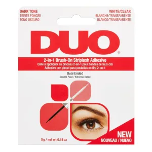 Duo 2-in-1 Brush On Clear & Dark Adhesive