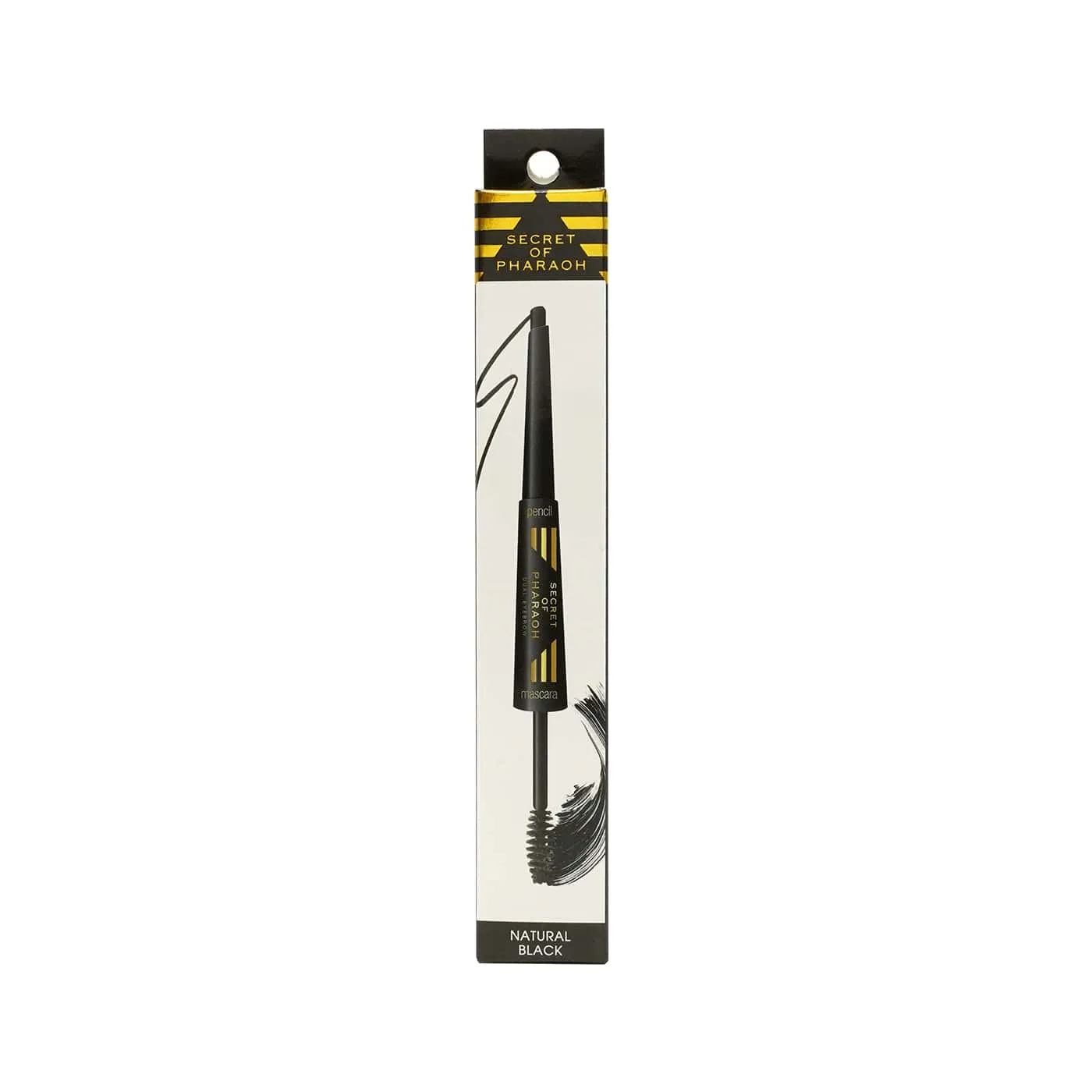 Ebin "Secret of Pharaoh" Duel Eyebrow Pencil & Mascara (Black, Expresso, or Brown)