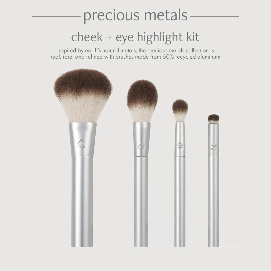 Ecotool Precious Metal Cheek   Eye High Light 4 pack Set