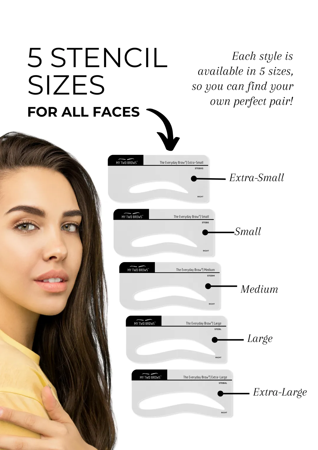 Effortless Eyebrow Stamp & Stencils Kit