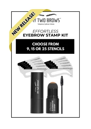 Effortless Eyebrow Stencils - 25 Pack - All Styles & Sizes