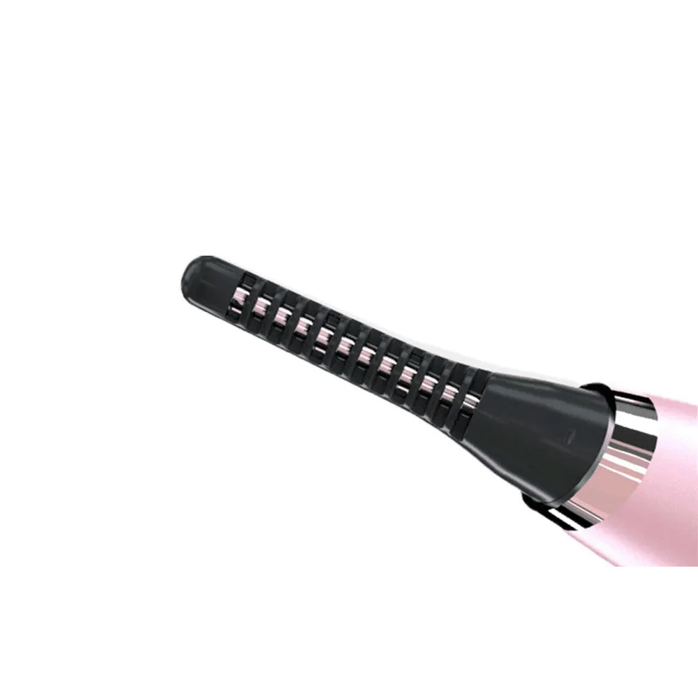 Electric Eyelash Curler Temperature Controlled Makeup Eyelash Curler Tool-Pink