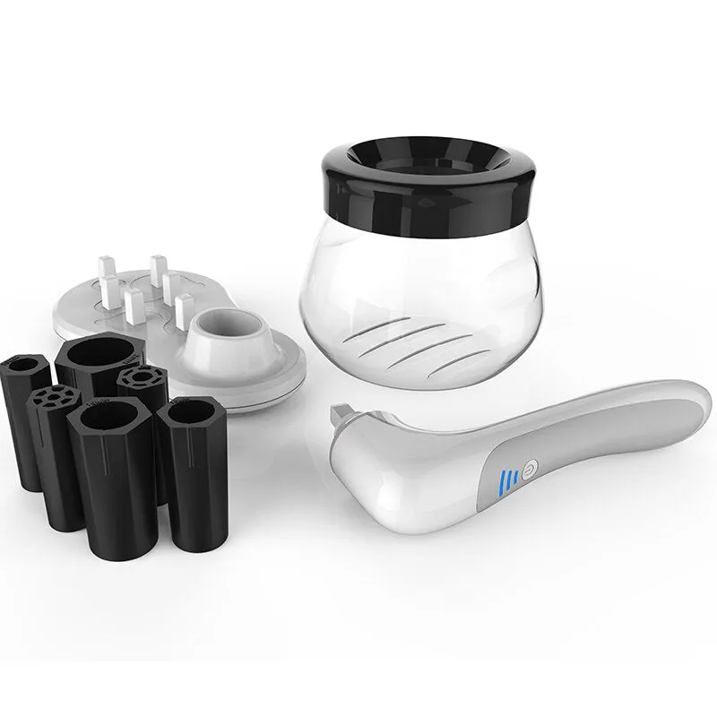 Electric scrubber makeup brush cleaning