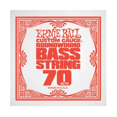 Ernie Ball 1670EB .070 Single Nickel Wound Electric Bass String