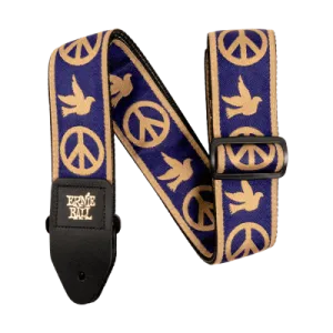 Ernie Ball 4699EB Navy Blue & Beige Peace Love Dove Strap