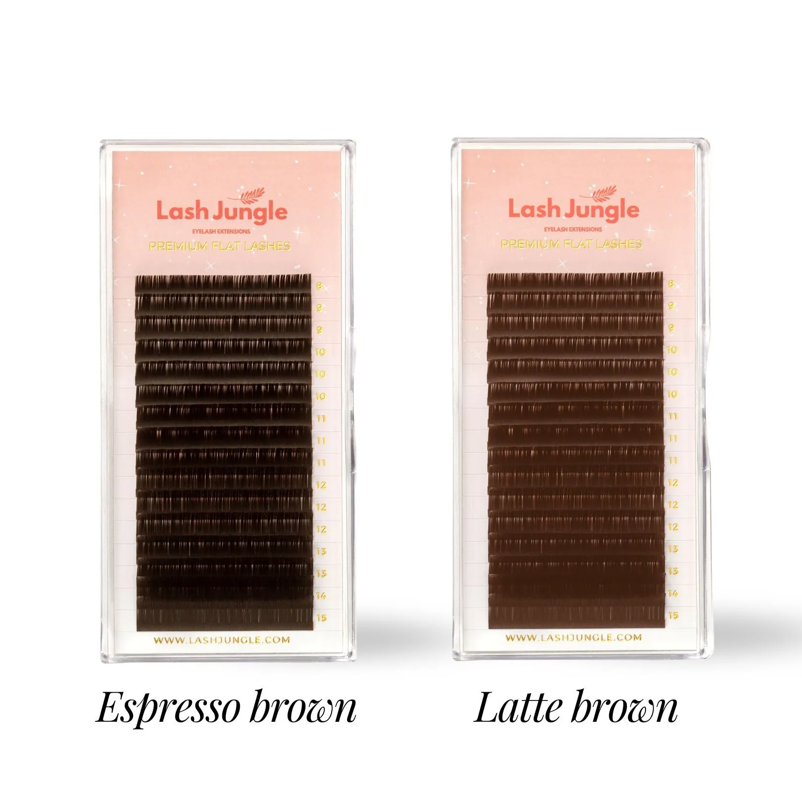 Espresso Brown Flat Lashes