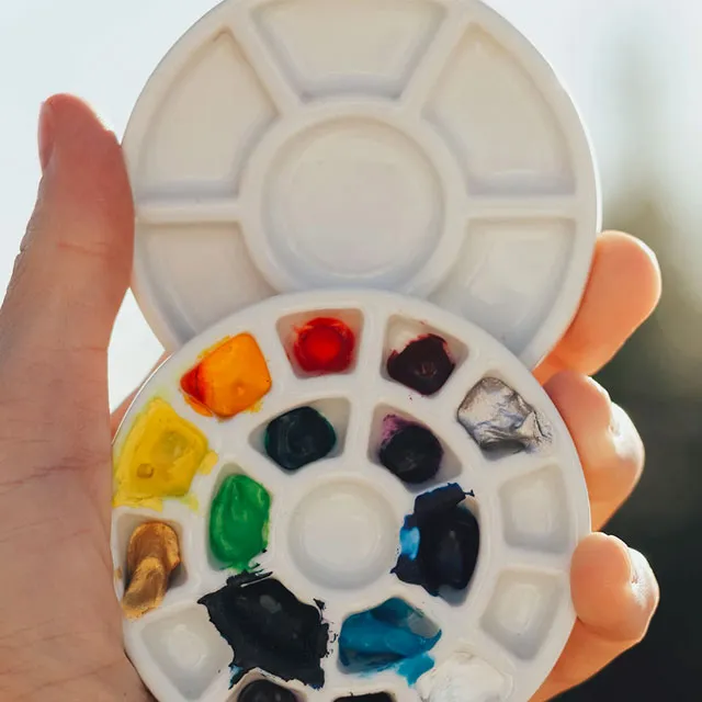 Etchr Mini Porcelain Palette Kit - 19 wells
