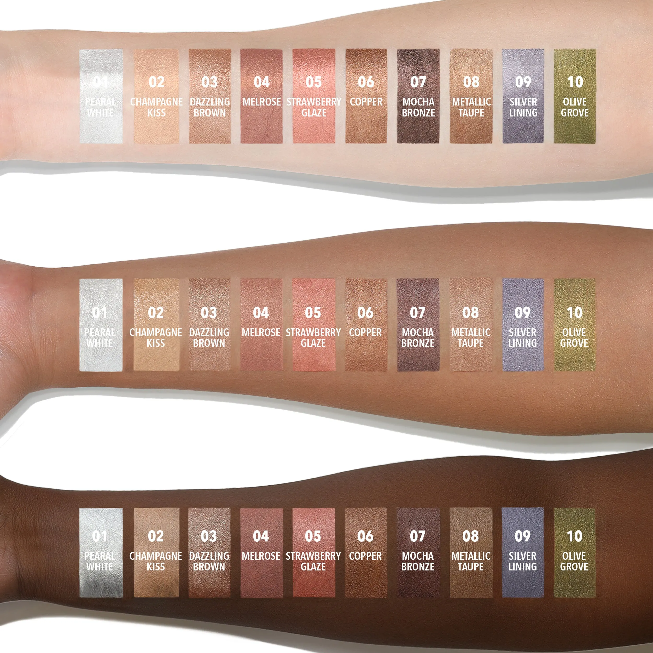 Everlust Shimmer Cream Shadow (003, Dazzling Brown)