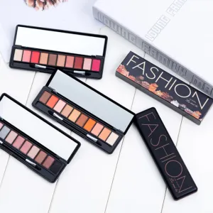 Eye Shadow Makeup Palette Light Eyeshadow Natural Make Up Cosmetics Set With Brush Mirror