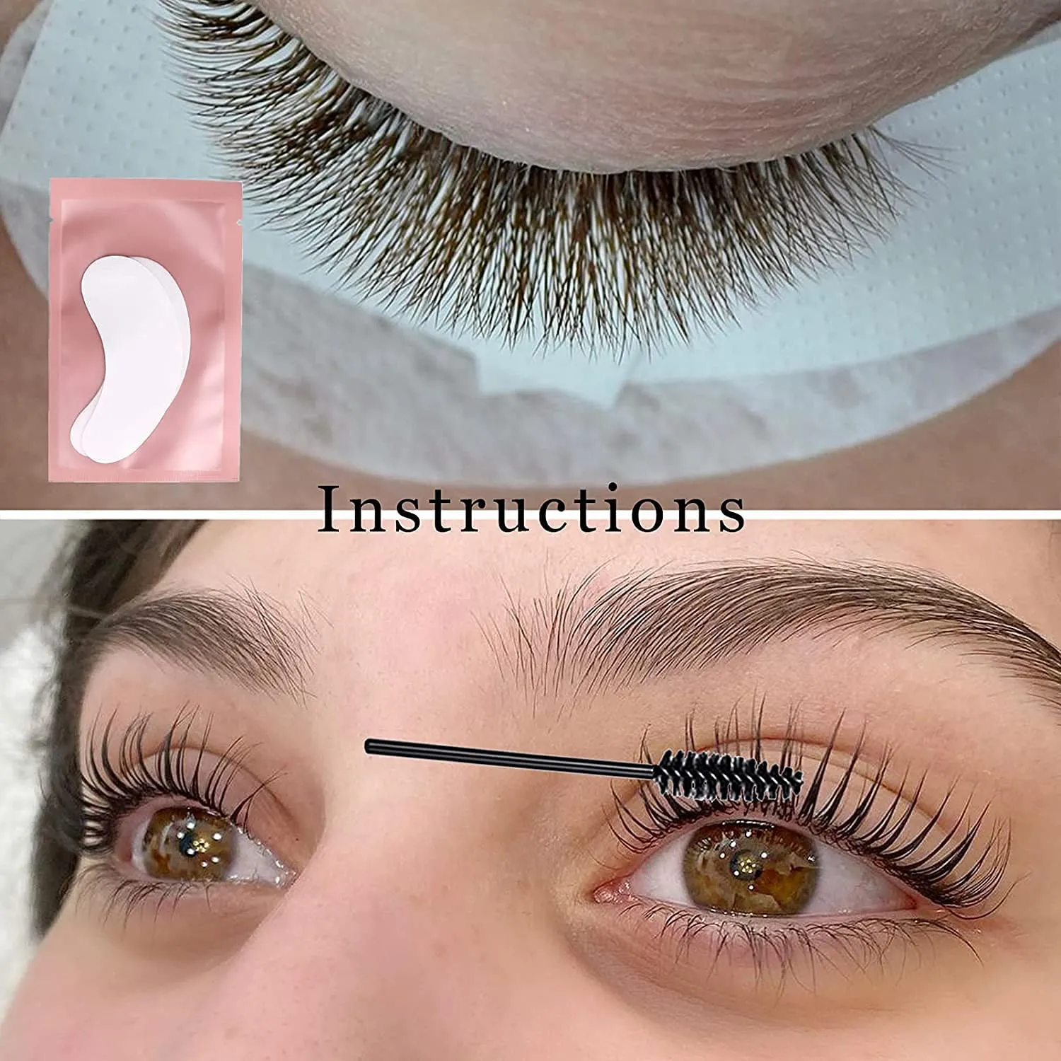Eyelash Lift Tools, Eyelash Extensions Cleaner Remover Tools Kit Lash Lift Kit supplies, Brow Lamination Tools, DIY Lash Lifting Accessories, Full Lash, and Brow Brush Kit Home Use or Salon (lash brow tools kit)