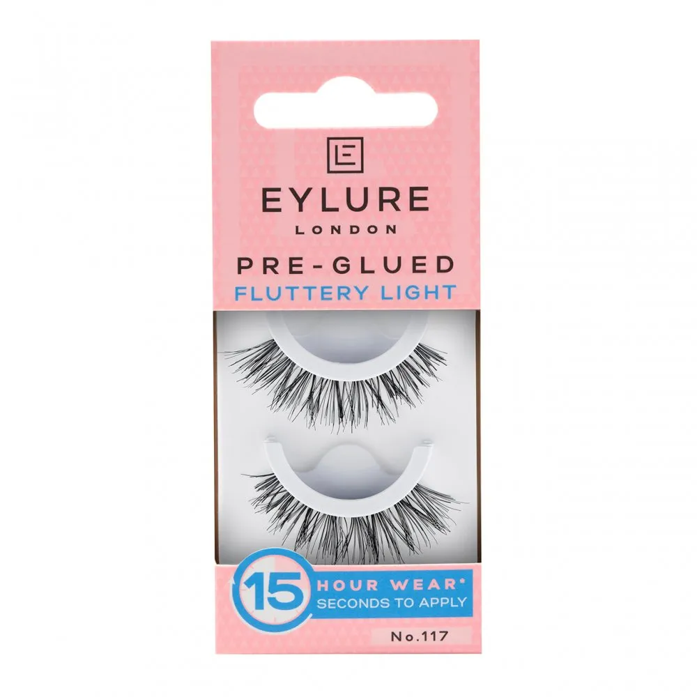 Eylure Pre-Glued Fluttery-Light Lashes No 117