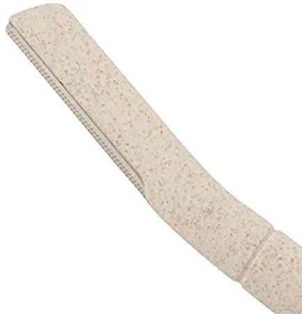 Facial Exfoliator   Eyebrow Razor - 100% Biodegradable Wheat Straw