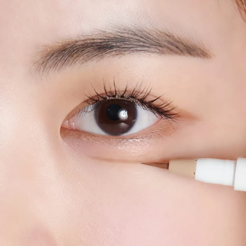 Fake Trick Double Eyelidner 01 Pale Brown