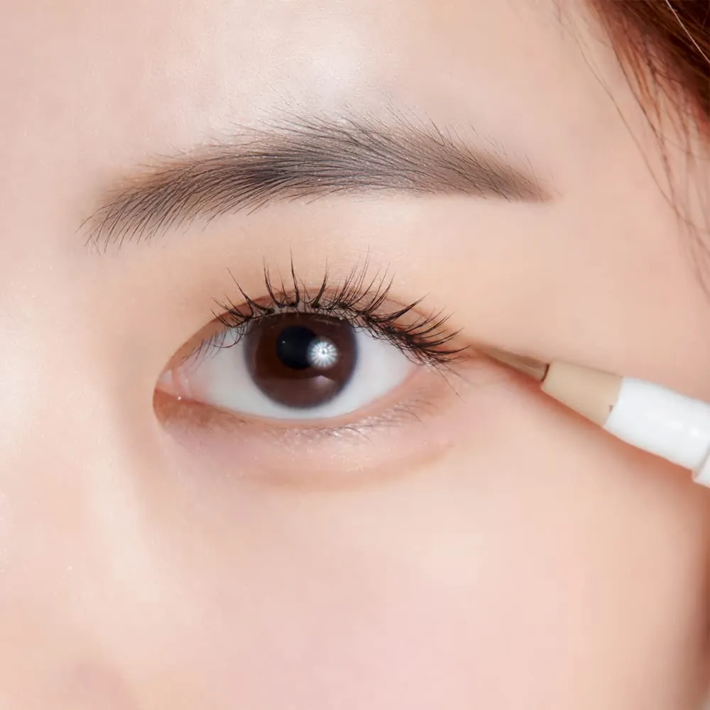 Fake Trick Double Eyelidner 01 Pale Brown