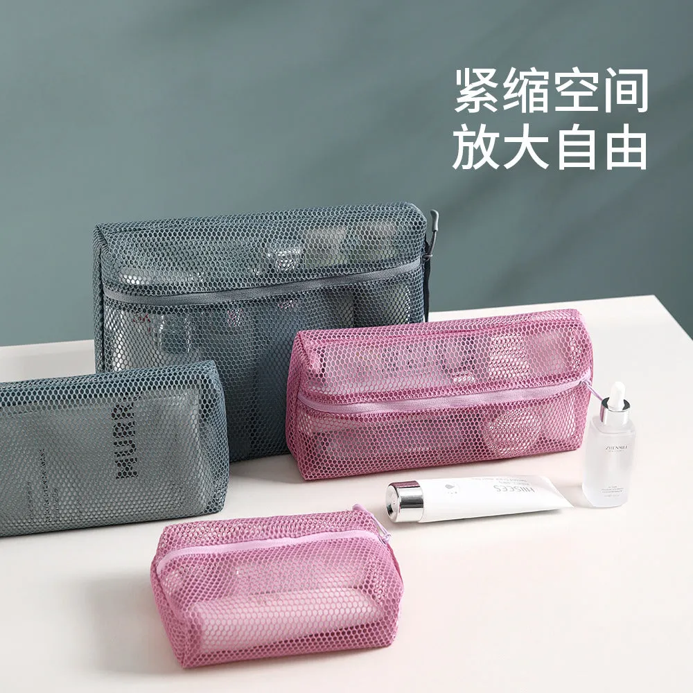 FaSoLa Pink Mesh Storage Bag - Small