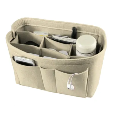 Felt Bag Makeup Organizer