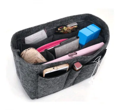 Felt Bag Makeup Organizer