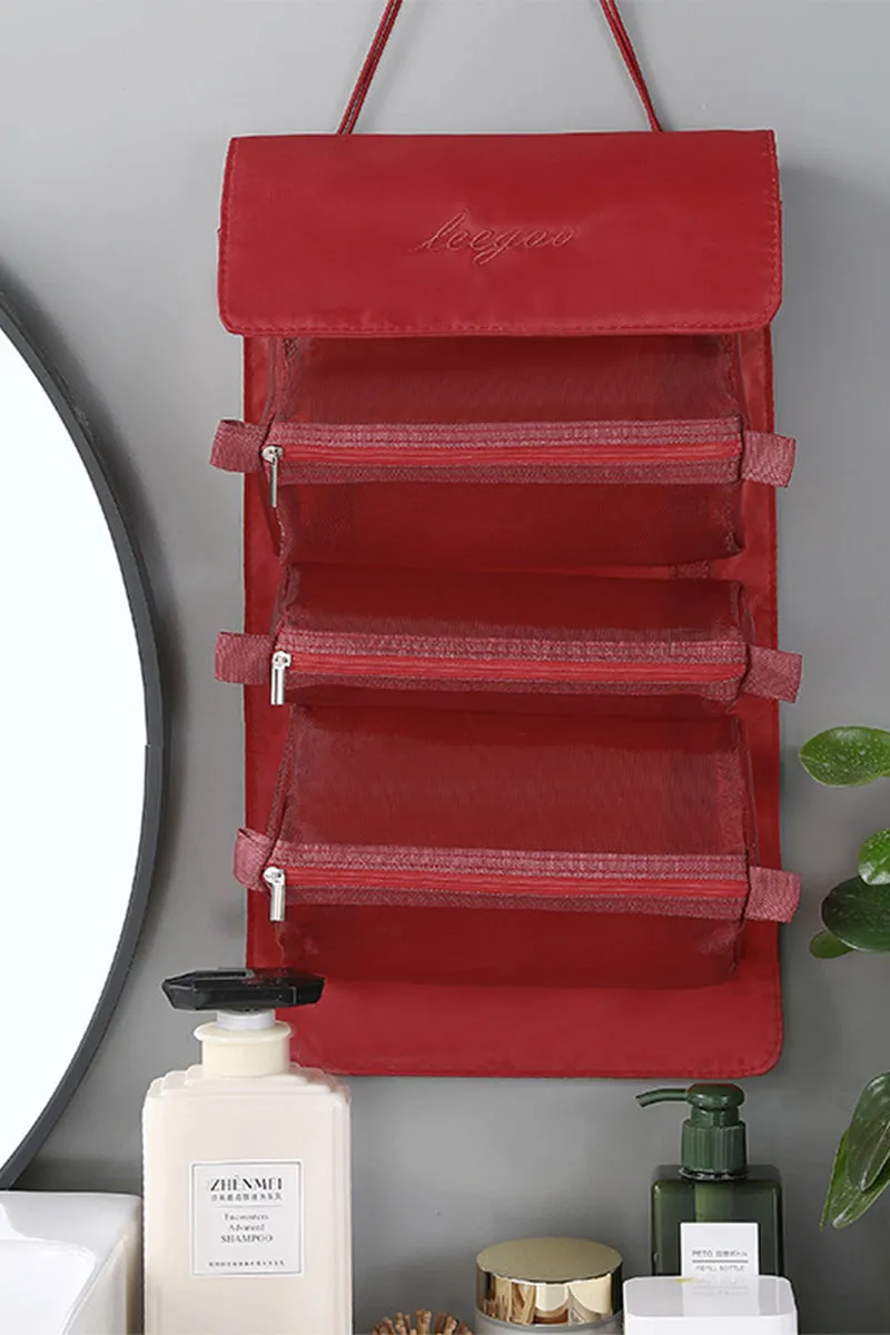 FOLDABLE PORTABLE MAKEUP ORGANIZER FOR TRAVEL