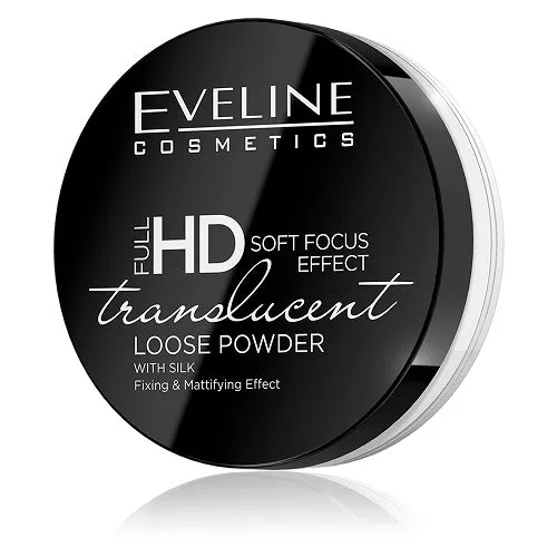 Full HD Soft Focus Loose Powder utrwalająco-matujący puder sypki z jedwabiem 6g