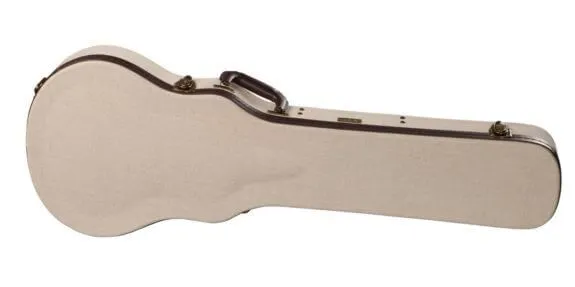 Gator GW-JMLPS Journeyman Series Les Paul Deluxe Wood Case - Journeyman Burlap Exterior