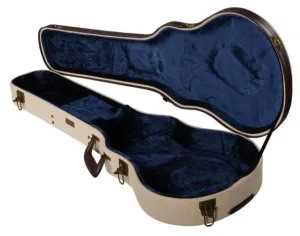Gator GW-JMLPS Journeyman Series Les Paul Deluxe Wood Case - Journeyman Burlap Exterior