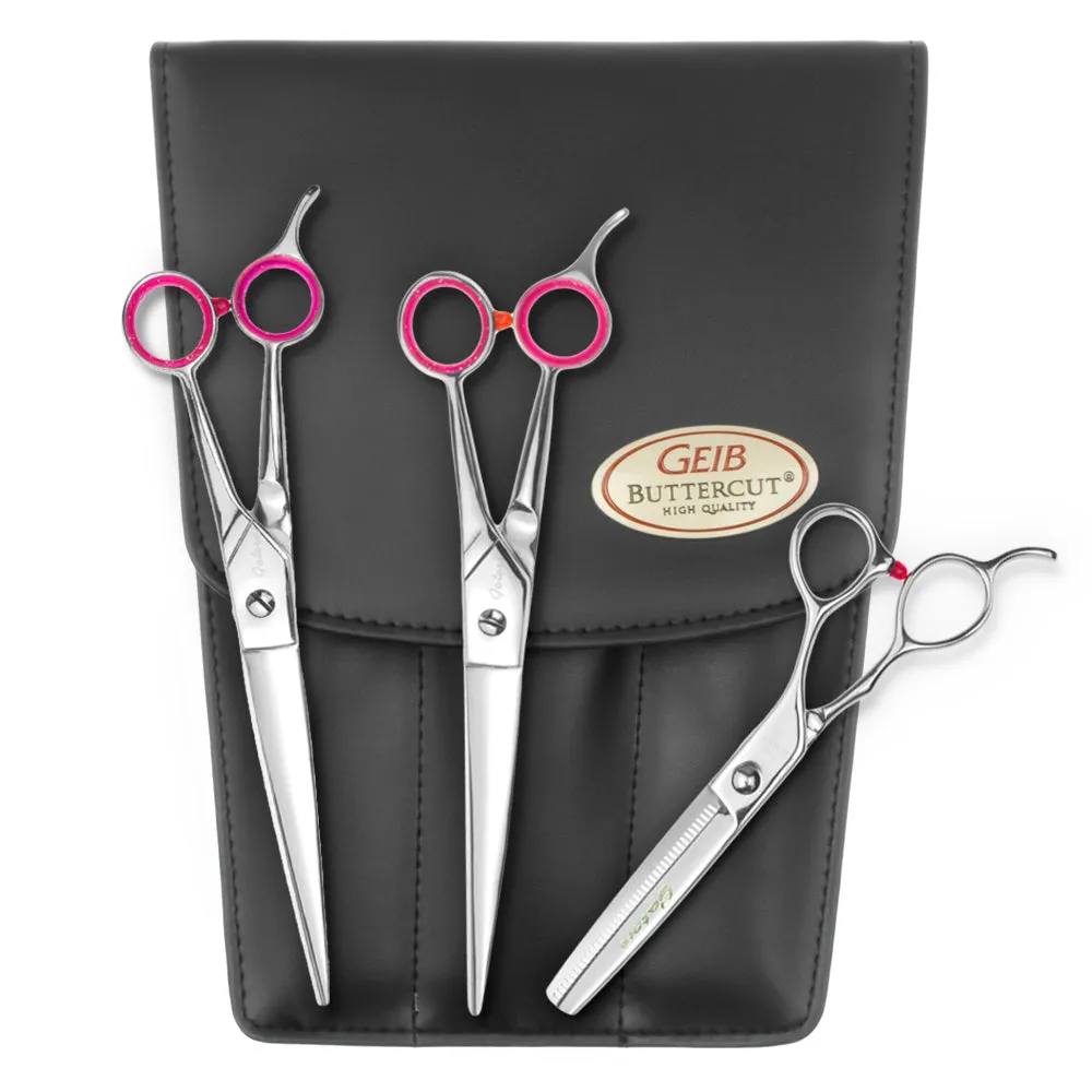 Geib Gator 8.5" 3 Piece Scissor Set with Case