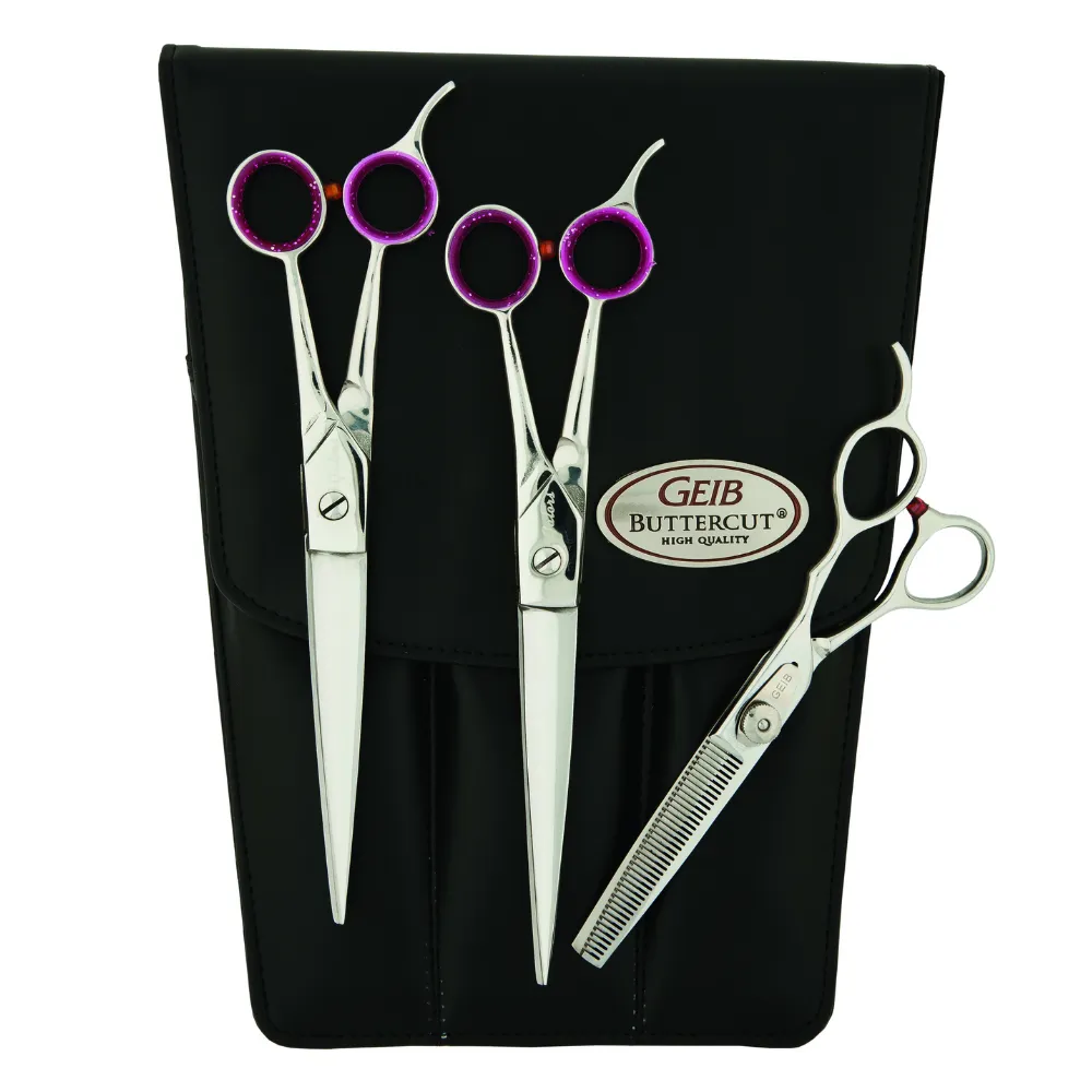 Geib Gator 8.5" 3 Piece Scissor Set with Case