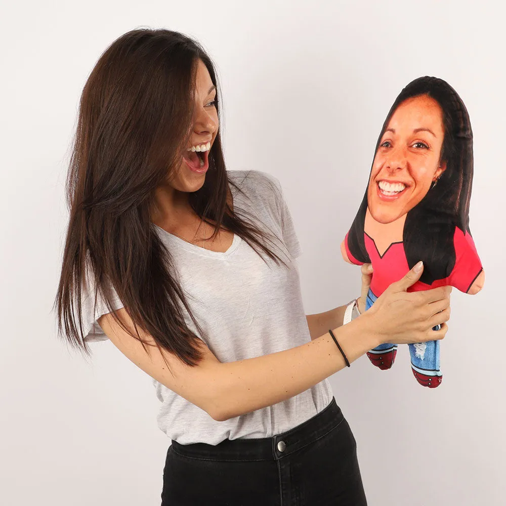Girl Face Pillow