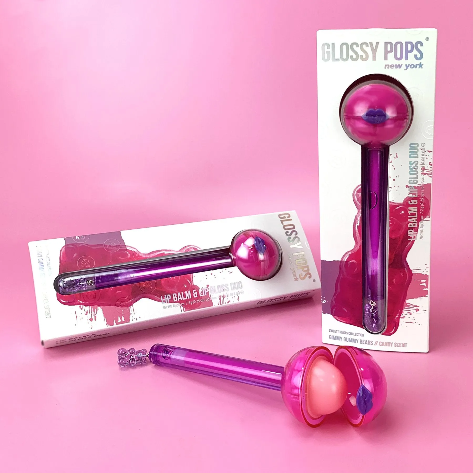 Glossy Pops Gimmy Gummy Bears Lip Balm