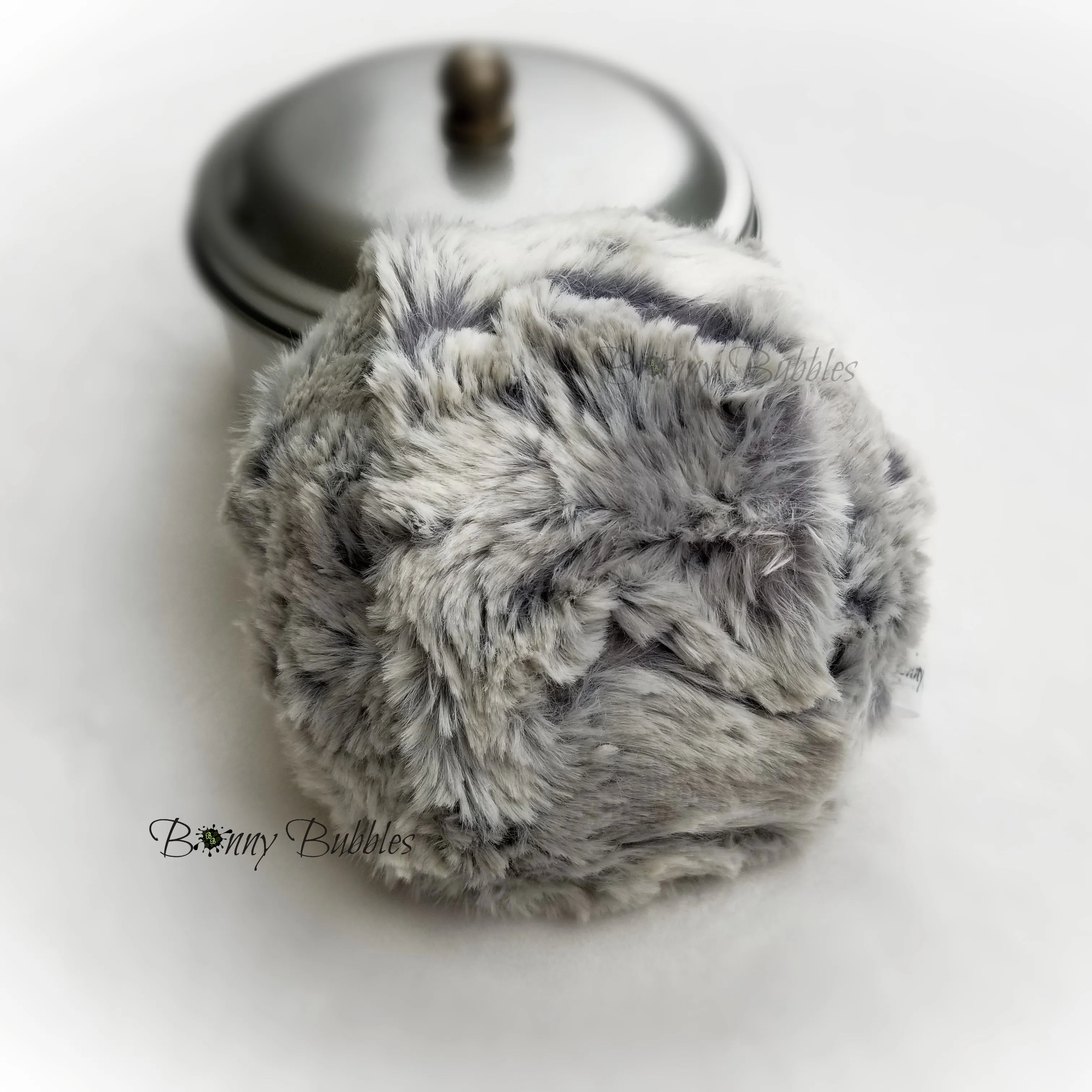 GRAY, Powder Duster for Men - Large 5 inch