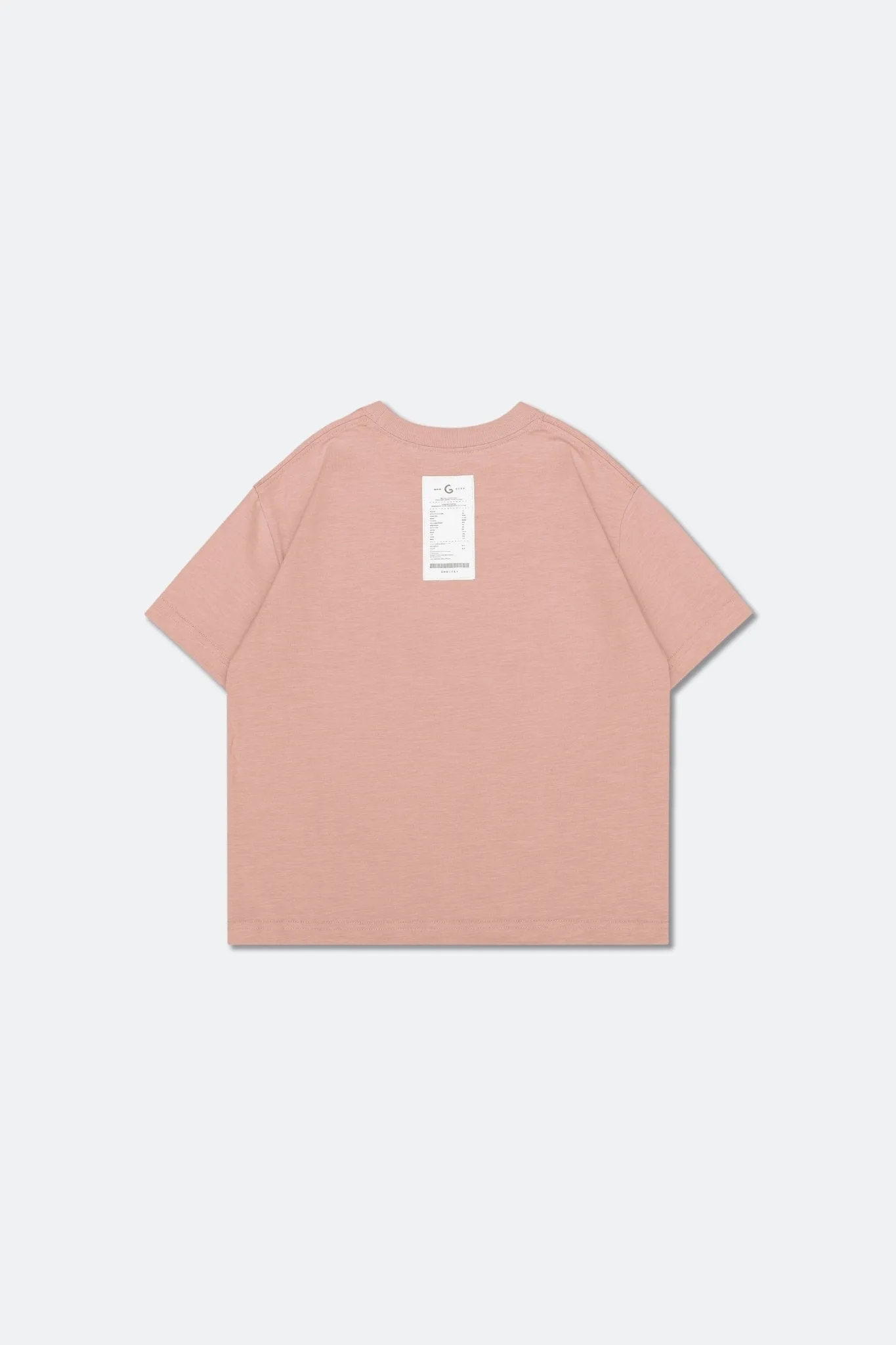 GROCERY KIDS MINI INVOICE TEE/ BABY PINK