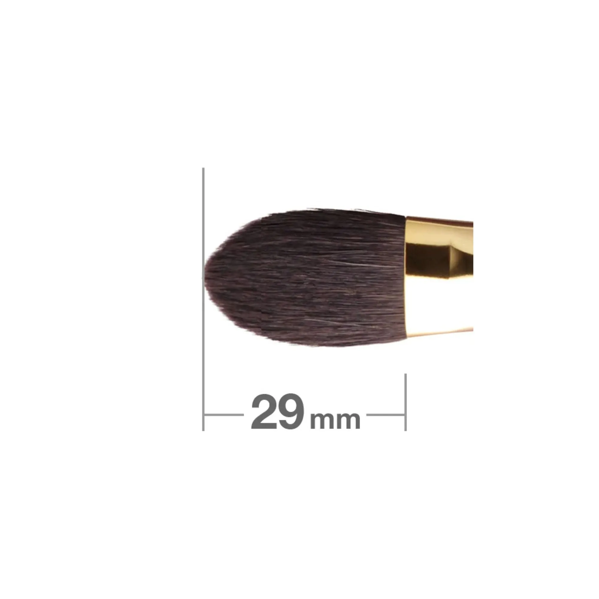 Hakuhodo S116Bk Highlighter Brush Round & Flat