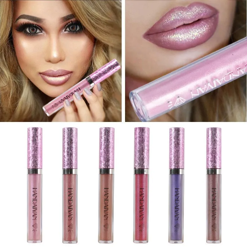 HANDAIYAN Waterproof Metallic Liquid Lipstick