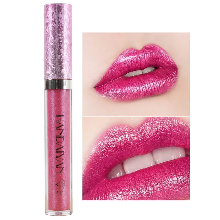 HANDAIYAN Waterproof Metallic Liquid Lipstick