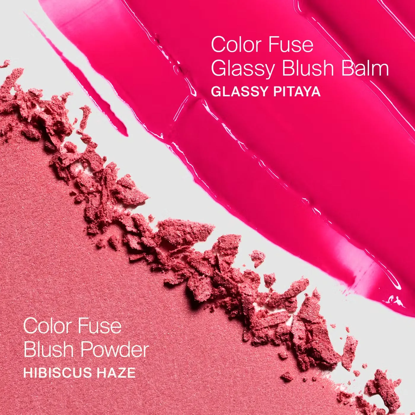 Haus Labs - Color Fuse Innovation Glassy Balm   Powder Blush Duo