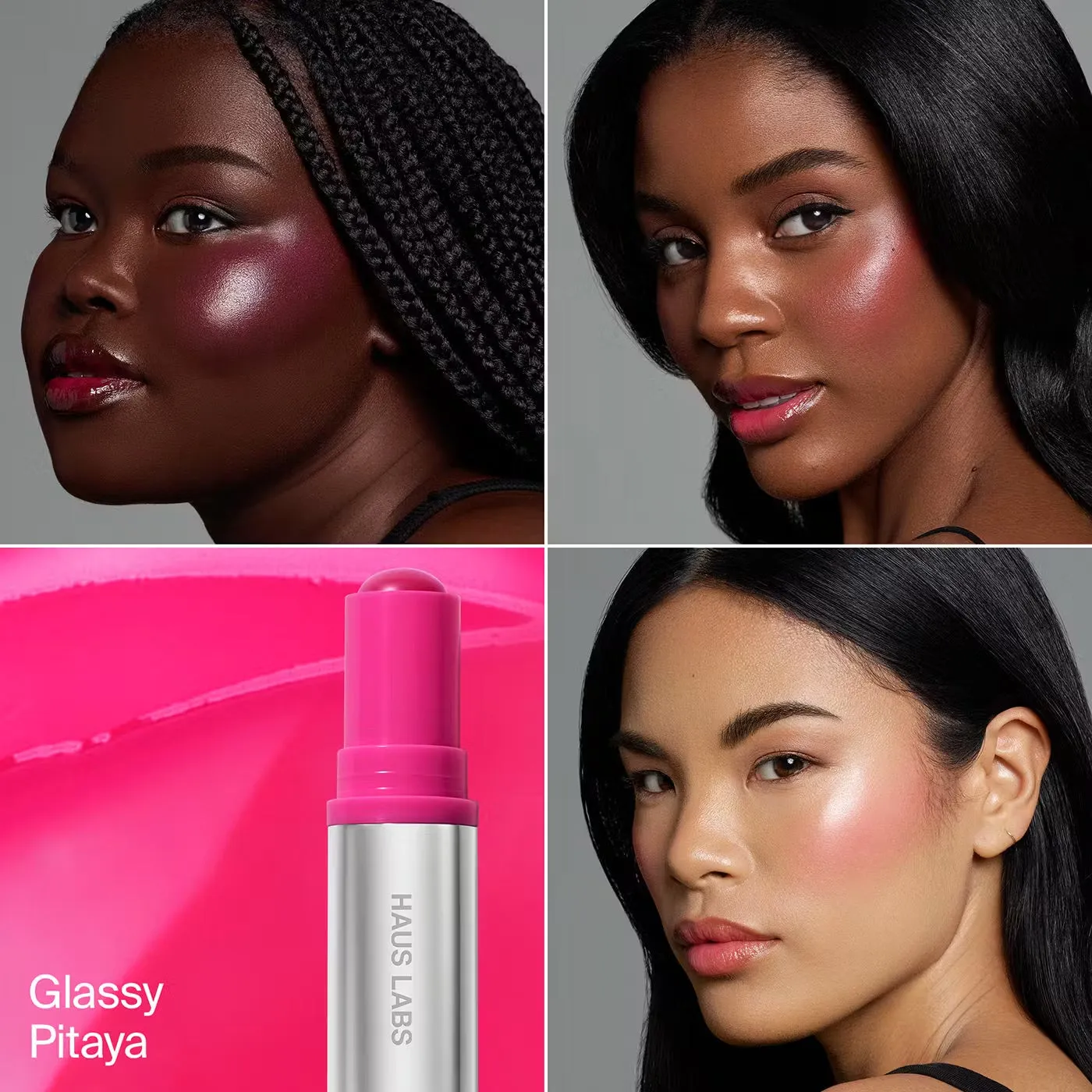 Haus Labs - Color Fuse Innovation Glassy Balm   Powder Blush Duo