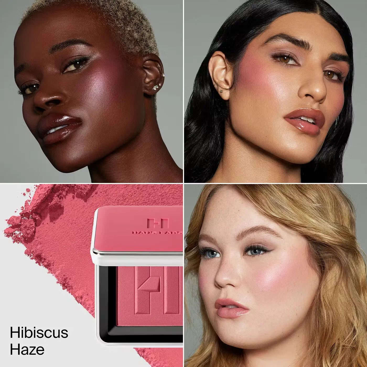 Haus Labs - Color Fuse Innovation Glassy Balm   Powder Blush Duo