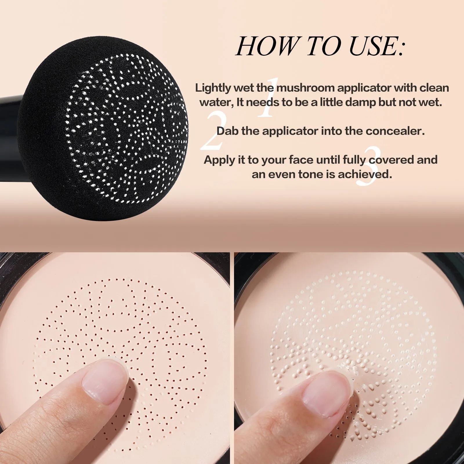 HDNFFRMW Mushroom Head Air Cushion CC Cream