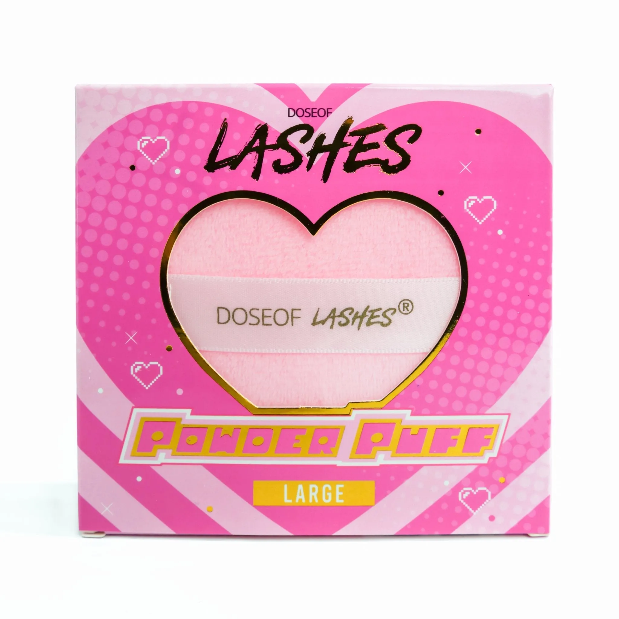 Heart Powder Puff Large