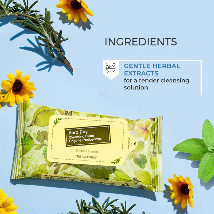 Herb Day Cleansing Tissues (70)