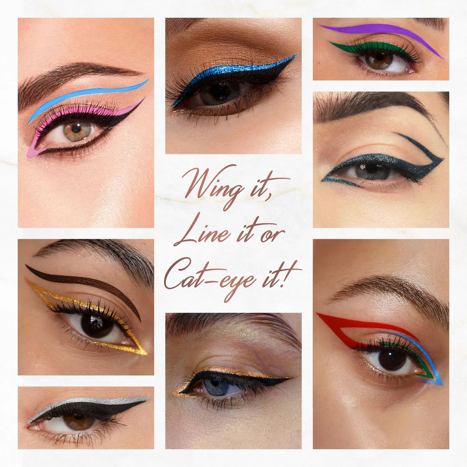 Herb-Enriched Waterproof Eyeliner Organic with Jojoba Oil & Vitamin E - Platinum Silver