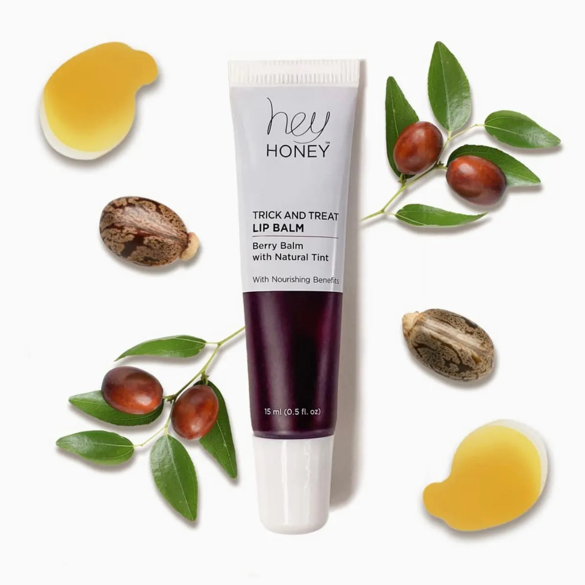 Hey Honey Trick And Treat Lip Berry Balm With Natural Tint
