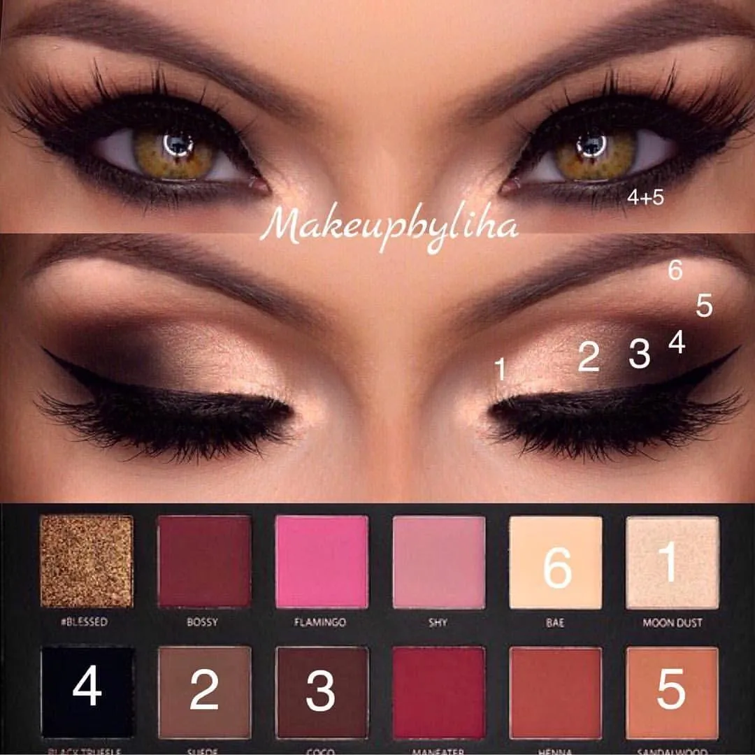 Huda Beauty Eyeshadow Rose Gold Palette - 18 colors