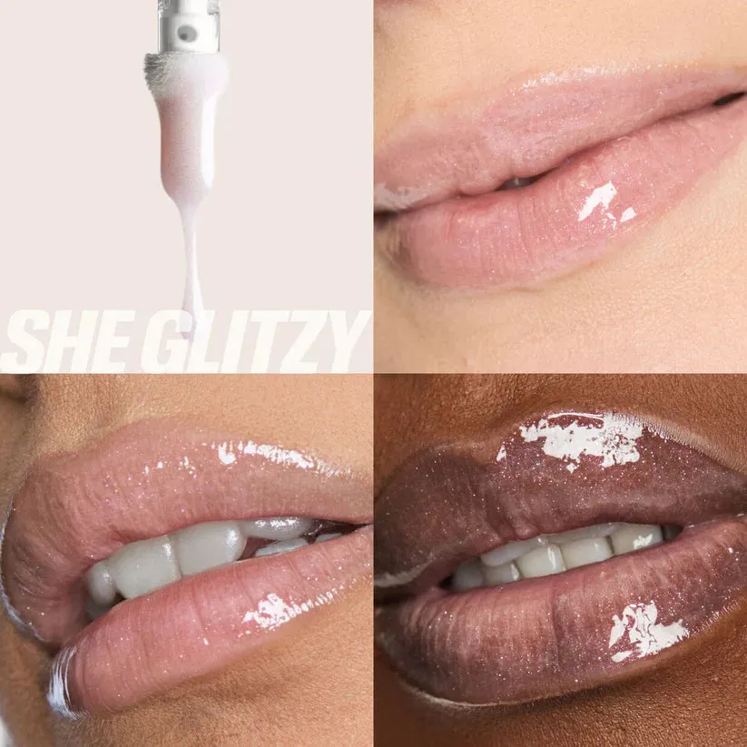 Huda Beauty Icy Nude FAUX FILLER Lip Gloss