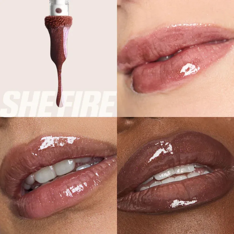 Huda Beauty Icy Nude FAUX FILLER Lip Gloss