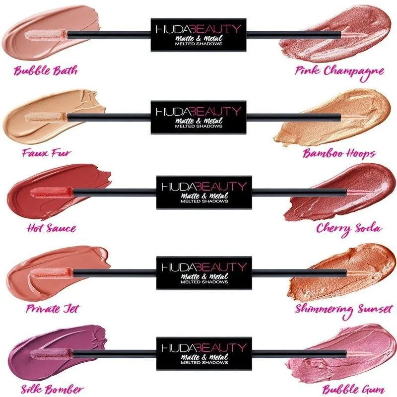 Huda Beauty Matte & Metal Melted Double Ended Eyeshadows 2 x 2ml