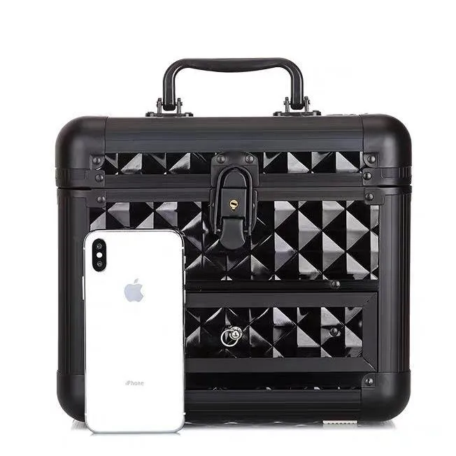 HW Led Box w/ Drawer - Black