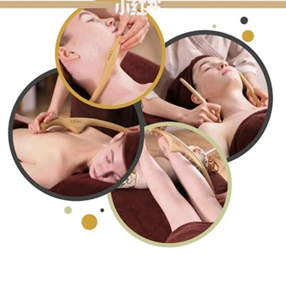Japanese Cypress Wood Massage Carving Stick Set of 3