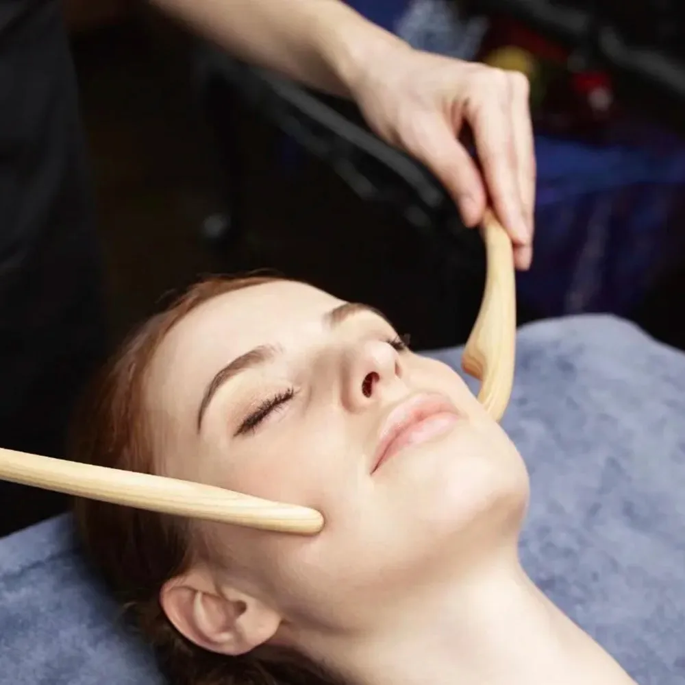 Japanese Cypress Wood Massage Carving Stick Set of 3